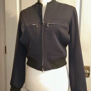 Dressy silk bomber Sz 2